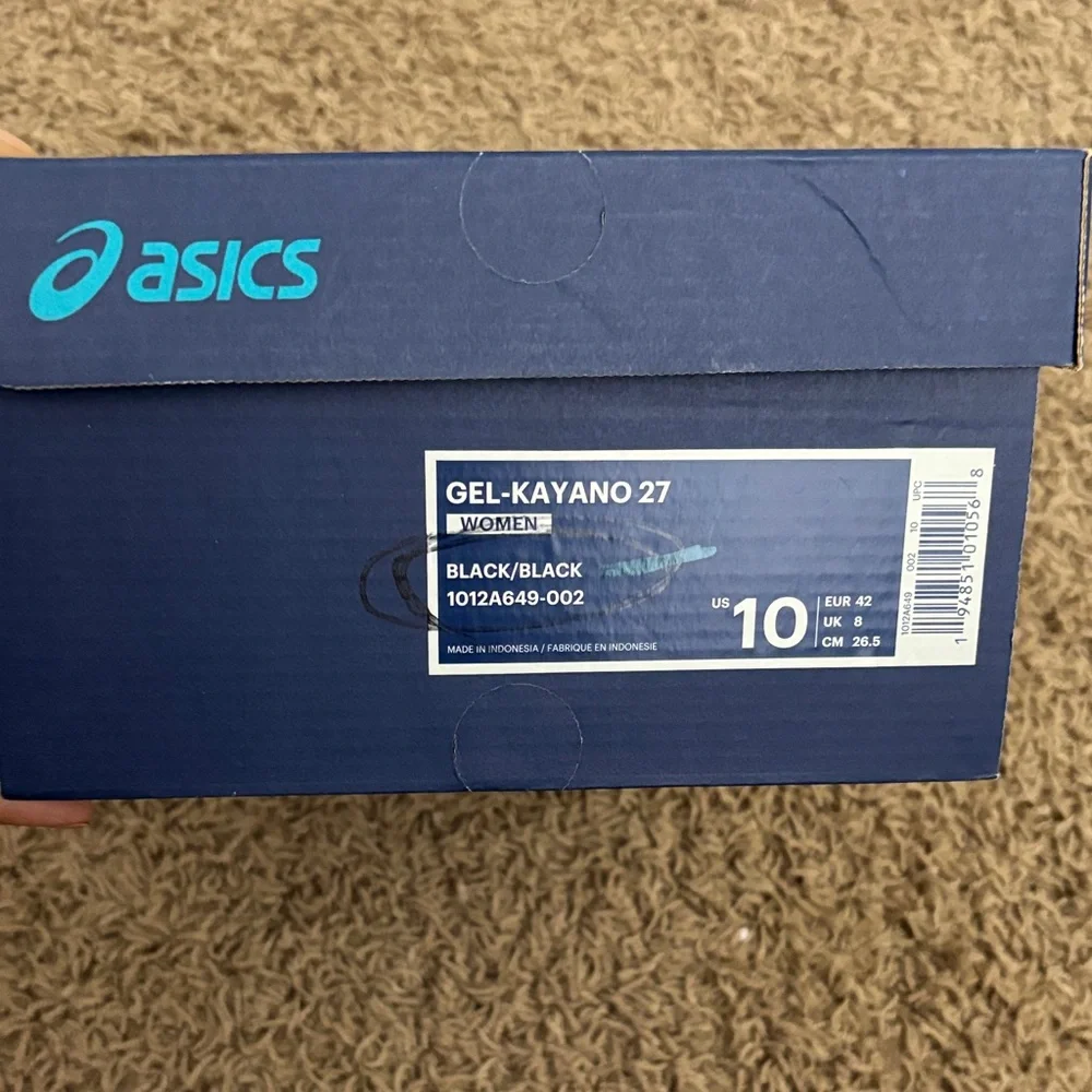 Asics Black Athletic Shoes - Picture 6 of 6